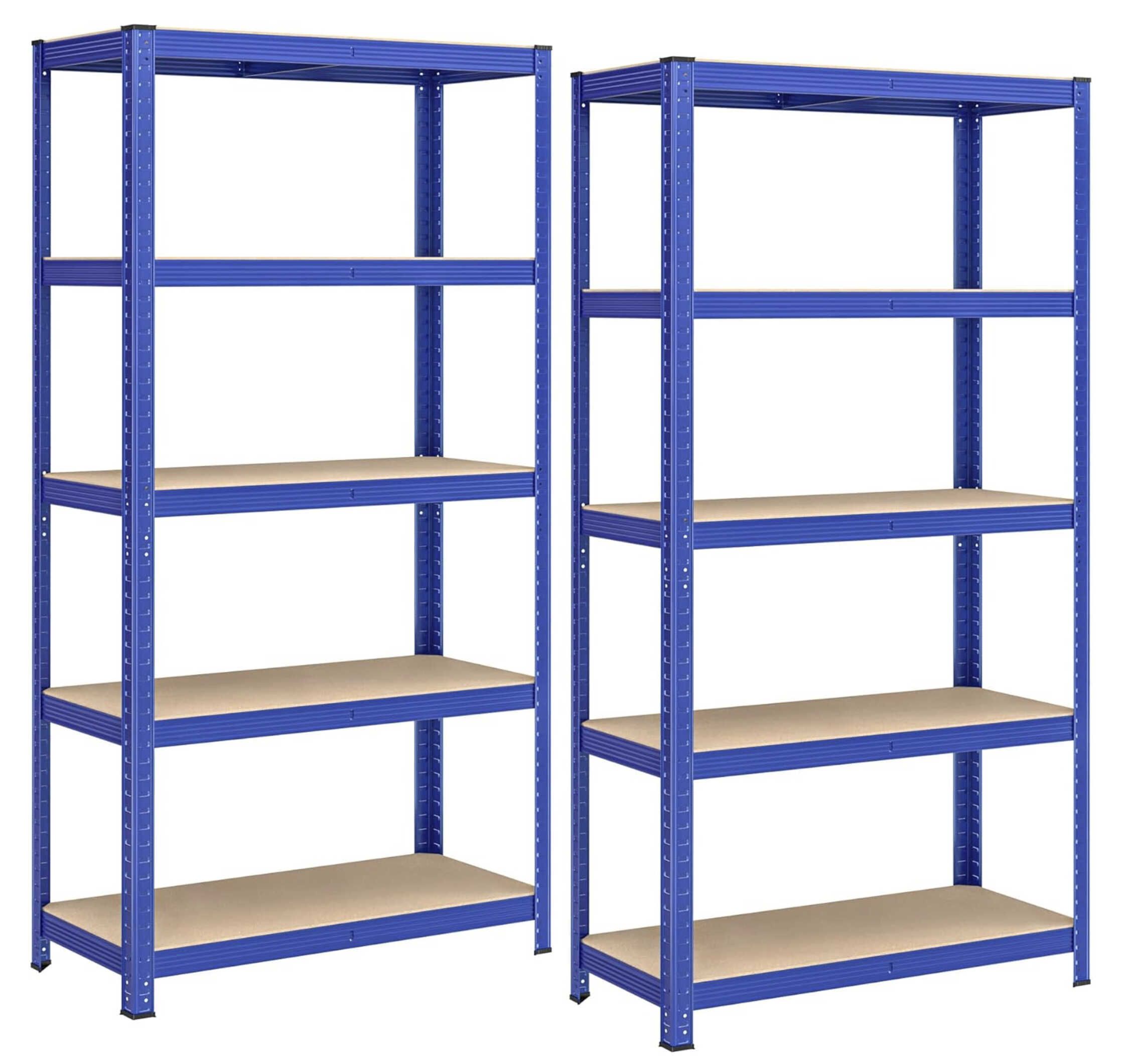 2er Set SONGMICS Schwerlastregal, 40 x 90 x 180 cm für 31,99€ statt 46,34€ 2er Set SONGMICS Schwerlastregal, 40 x 90 x 180 cm für 31,99€ statt 46,34€
