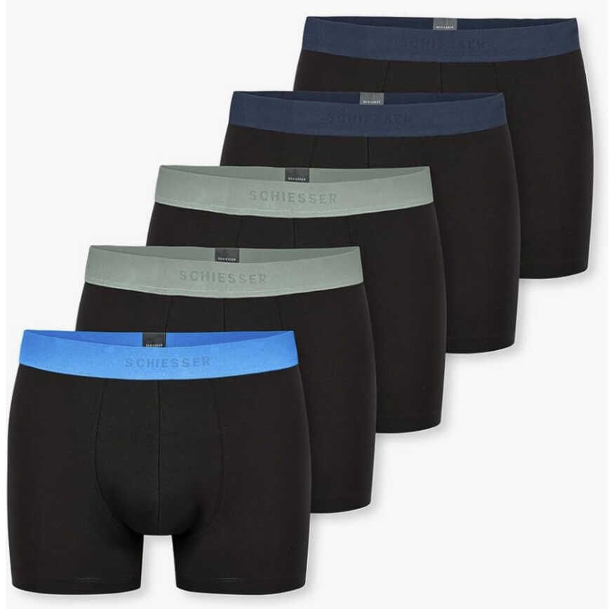 5er Pack Schiesser Herren Boxershorts Bio Baumwolle 95/5 Organic ab 29,95€ statt 41,74€