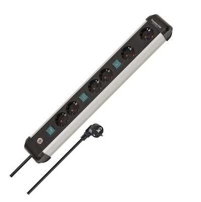 Brennenstuhl Premium-Alu-Line 6-fach Steckdosenleiste für 24,17€ statt 30,59€ Brennenstuhl Premium Alu Line 6 fach Steckdosenleiste für 24,17€ statt 30,59€