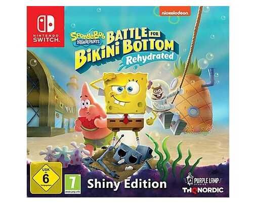Spongebob SquarePants: Battle for Bikini Bottom   Rehydrated Shiny Edition   Nintendo Switch 17,99€ statt 49,90€