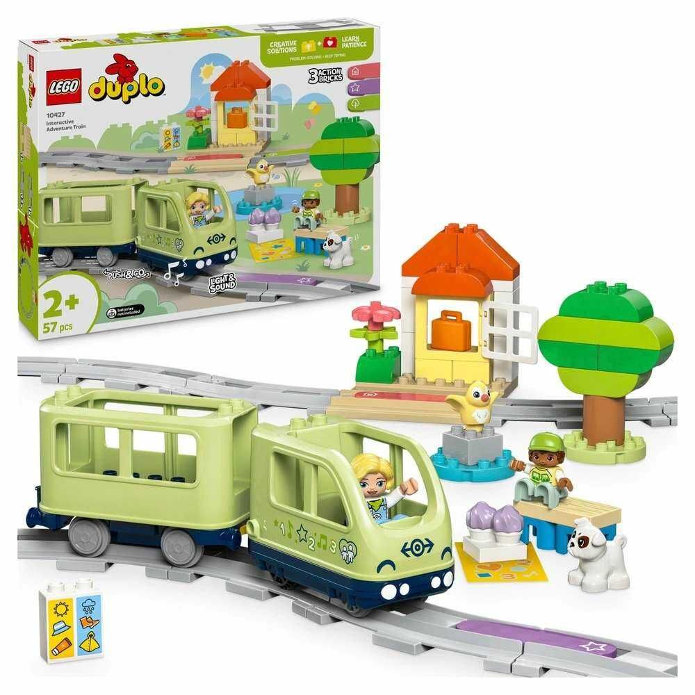 LEGO DUPLO 10427 Interaktive Abenteuer-Eisenbahn + Gratis LEGO Duplo Brotdosen Set LEGO DUPLO 10427 Interaktive Abenteuer Eisenbahn + Gratis LEGO Duplo Brotdosen Set
