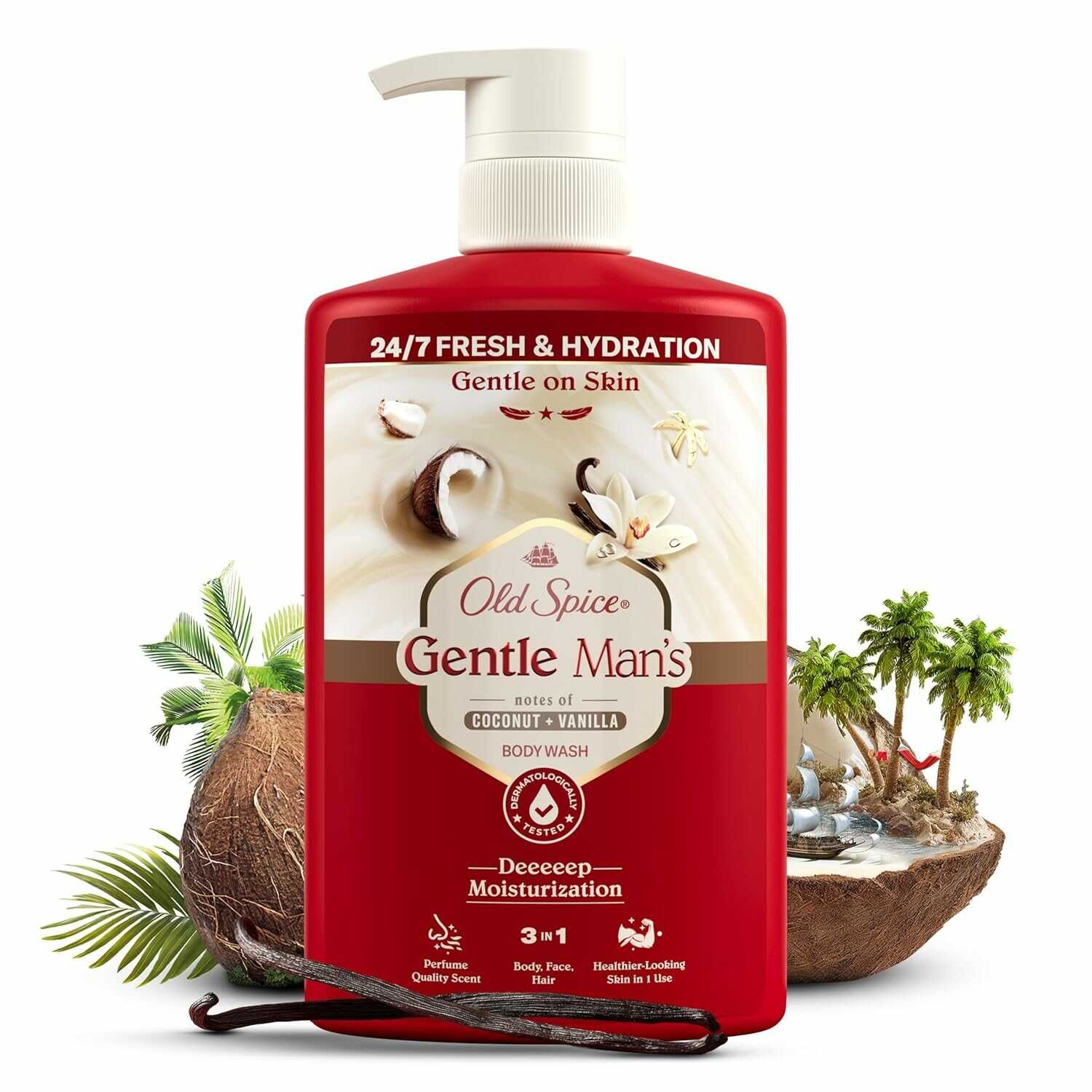 Old Spice Gentle Man's Coconut + Vanilla 6,60€ statt 9,99€ Old Spice Gentle Mans Coconut + Vanilla 6,60€ statt 9,99€