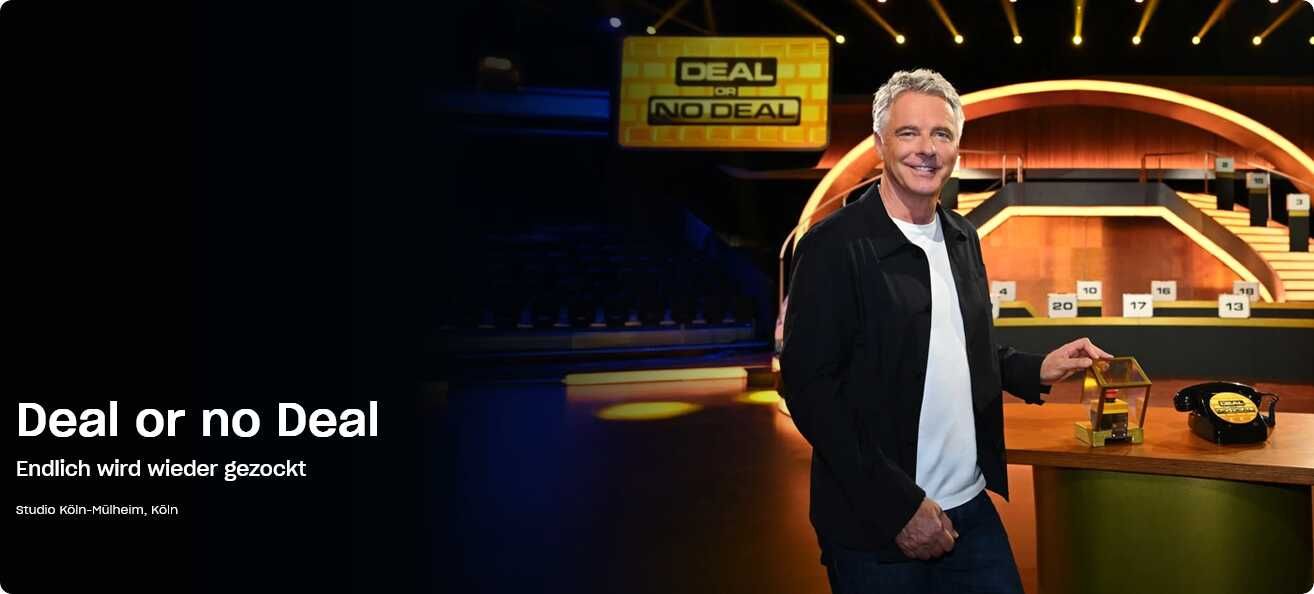Es gibt bis zu 4 Freikarten für Deal or No Deal für Oktober