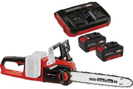 Einhell GP LC 36/35 Li Akku Kettensäge mit 2 Akkus 4 Ah und Doppelladegerät für 172,49€ statt 221,48€