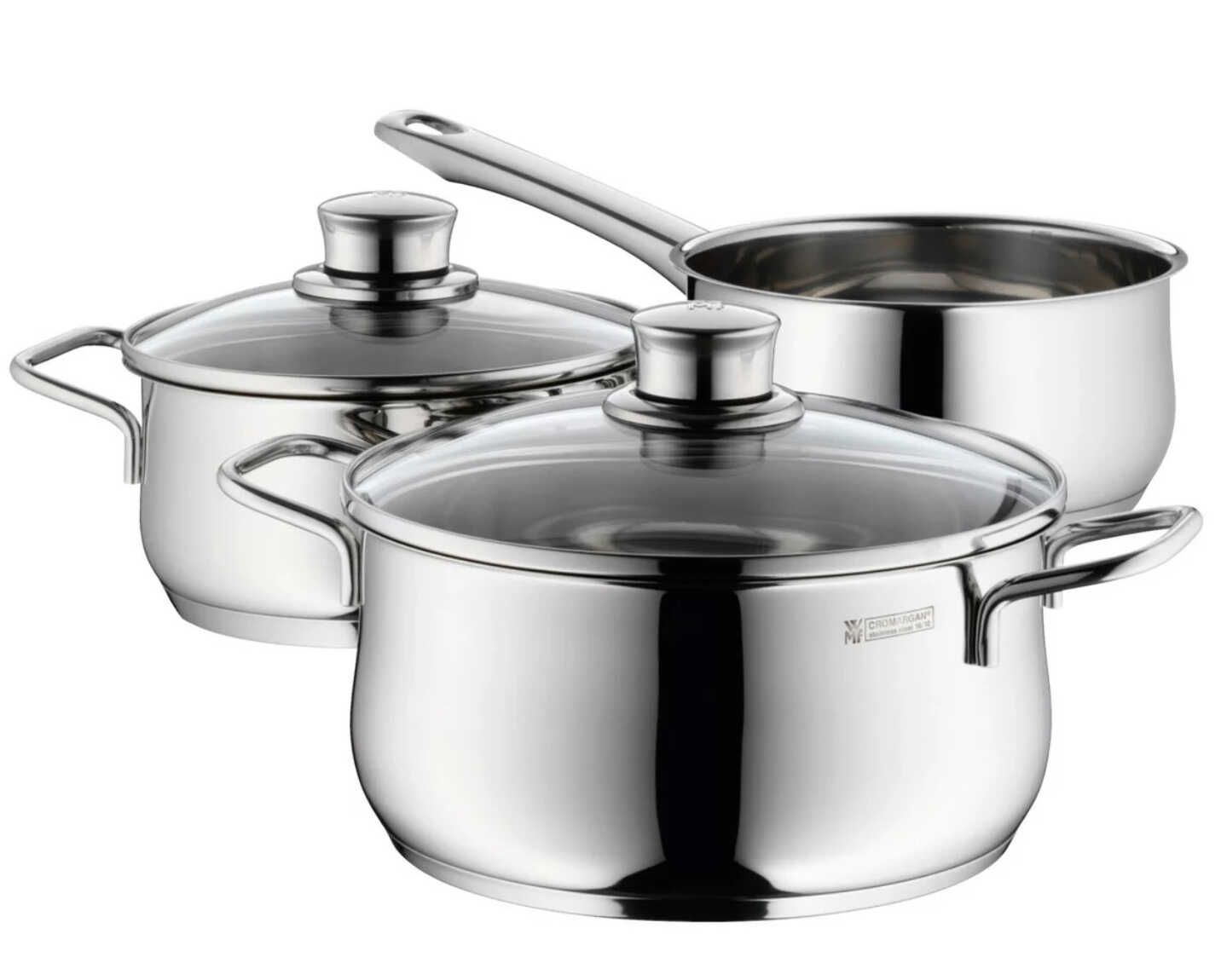 WMF Diadem Plus Topfset Induktion 3-teilig für 54,94€ statt 79,90€ WMF Diadem Plus Topfset Induktion 3 teilig für 54,94€ statt 79,90€