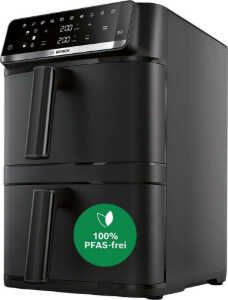 Bosch MAFD661B0 Heißluftfritteuse XXL, 12L, Doppelkammer für 159,99€ statt 269€