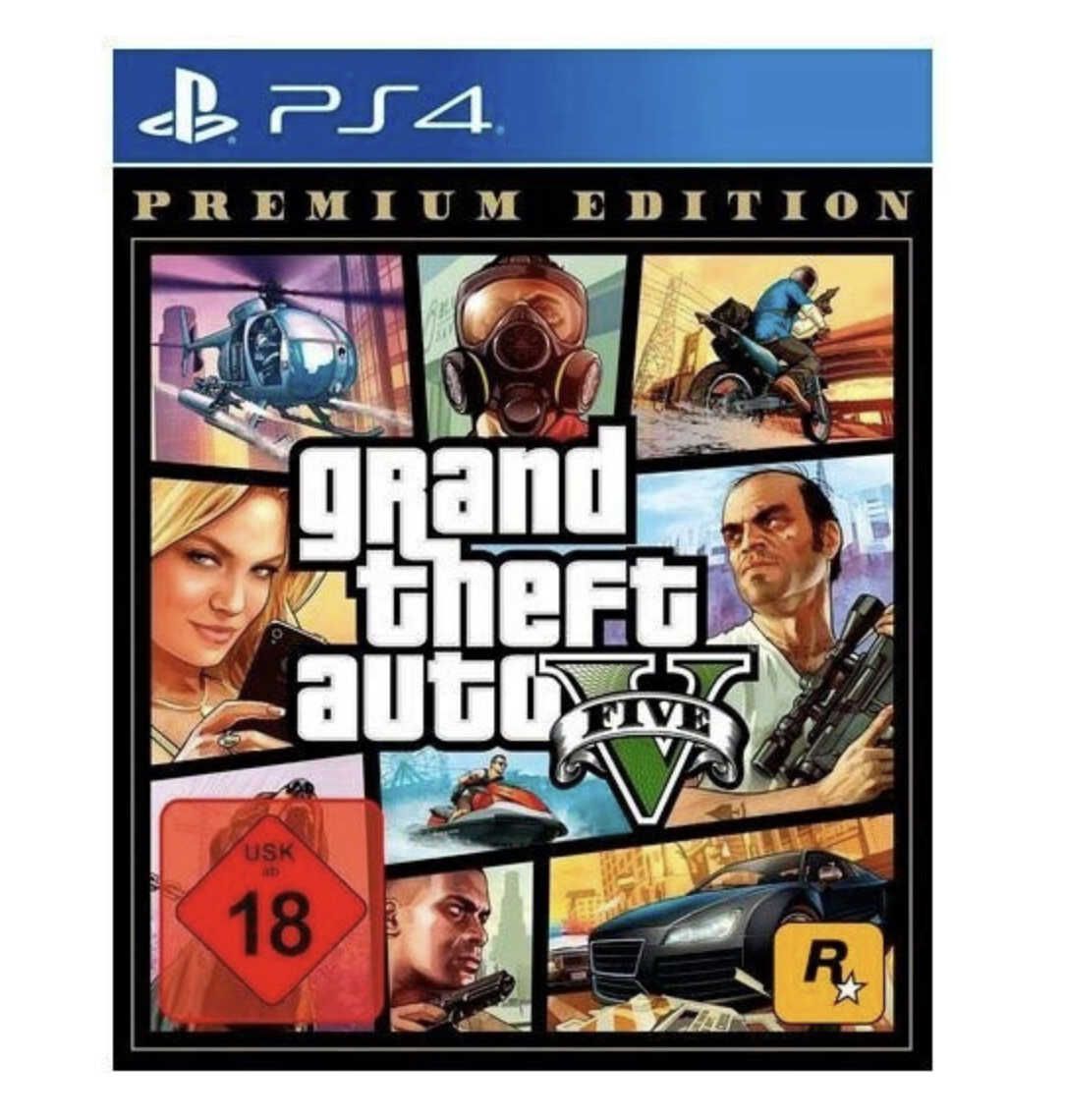 Grand Theft Auto 5 - Premium Edition (PS4) für 15,21€ statt 24,90€ Grand Theft Auto 5 Premium Edition (PS4) für 15,21€ statt 24,90€