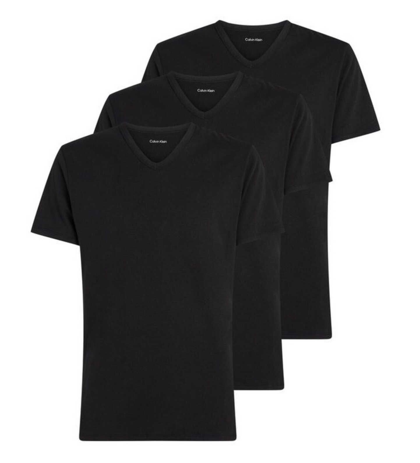 3er Pack Calvin Klein Herren T Shirts Kurzarm mit V Ausschnitt für 23,99€ statt 36,98€