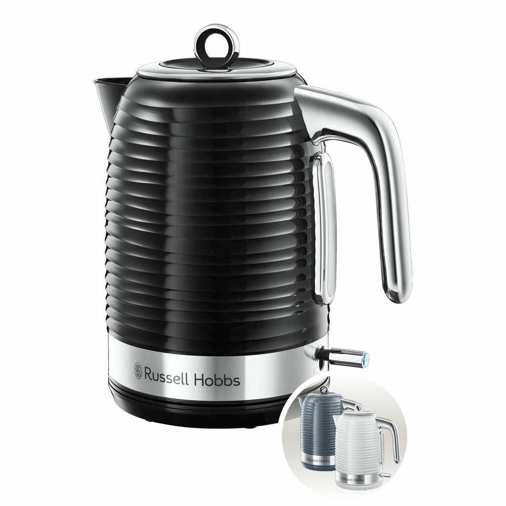 Russell Hobbs Wasserkocher Inspire Schwarz, 1,7 l, 2400 Watt, Schnellkochfunktion, (Prime) Russell Hobbs Wasserkocher Inspire Schwarz, 1,7 l, 2400 Watt, Schnellkochfunktion, (Prime)
