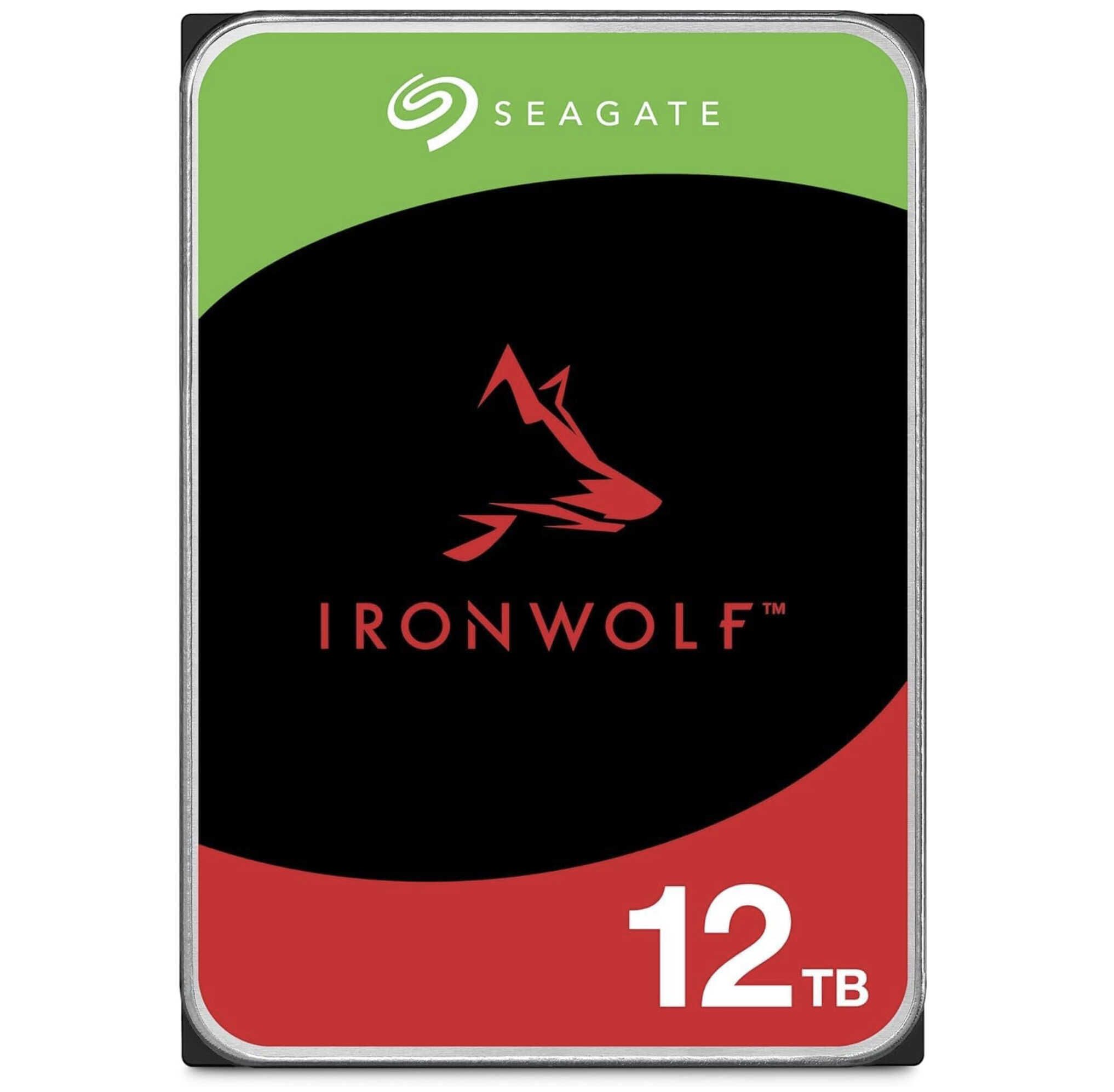 Seagate IronWolf 12TB, NAS Interne Festplatte HDD, 3.5 Zoll, 7200 U/Min für 270,99€ statt 301,47€