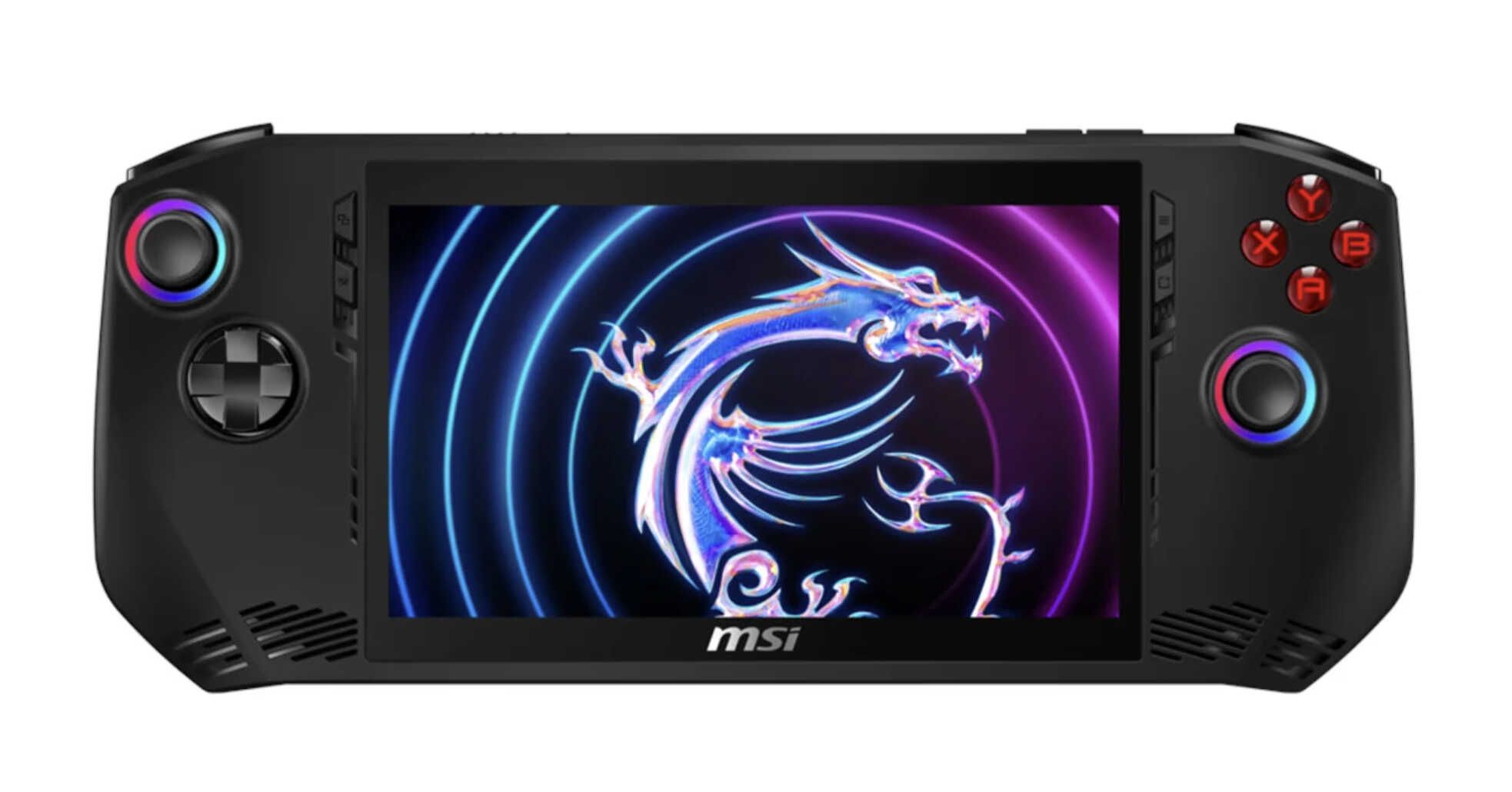 MSI Claw Handheld Gaming PC mit Intel Core Ultra 7 für 394,98€ statt 554,31€