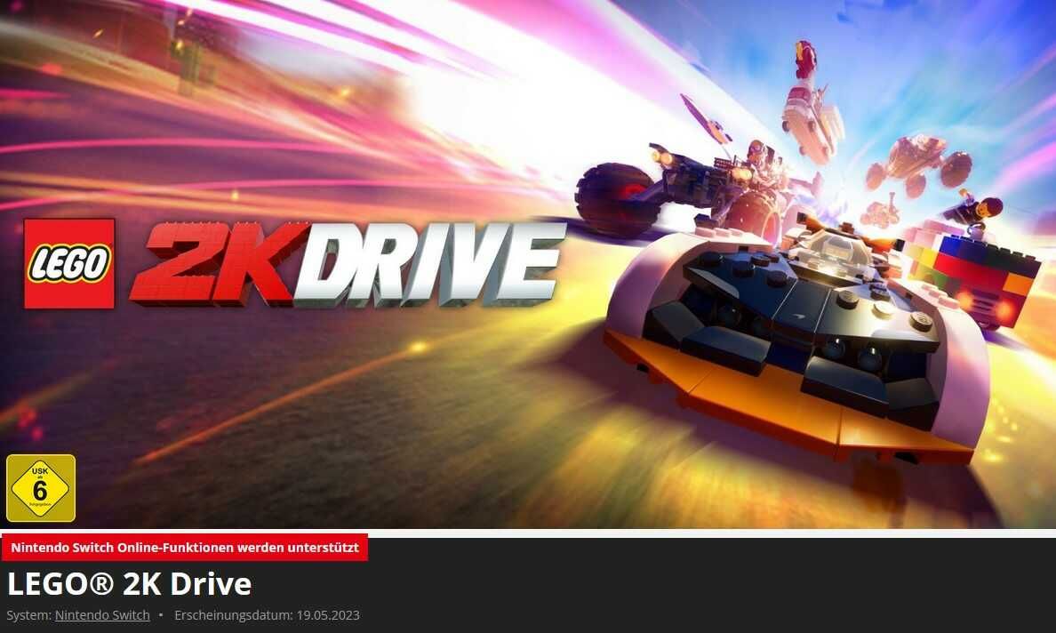 LEGO 2K Drive (Nintendo Switch) für 11,99€ statt 22,26€