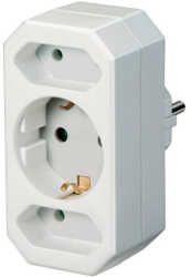 Brennenstuhl Steckdosenadapter 3 Fach weiß für 1,54€ statt 5,98€