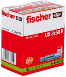 FISCHER 62762 UX 8.0 x 50 mm Universaldübel, 50 Stück für 4,79€ statt 10,66€