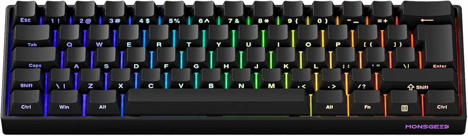 MONSGEEK FUN60 PRO Rapid Trigger Gaming Tastatur (Magnetic Switches, ISO Layout) für 46,19€ [Prime] 🎮