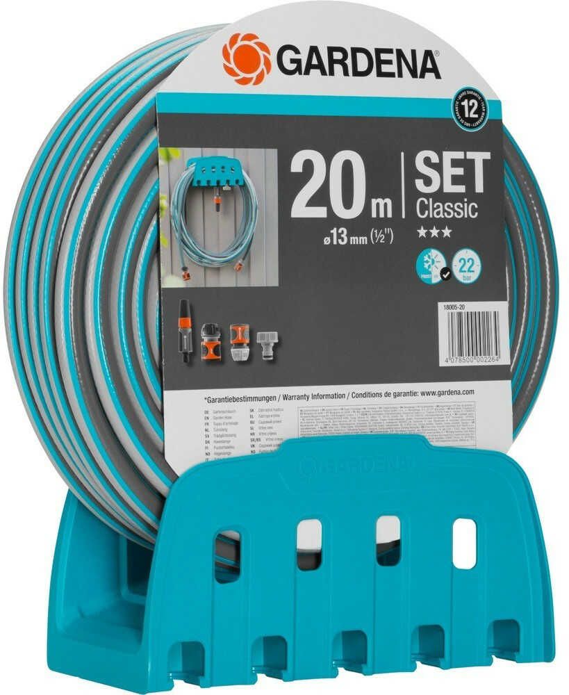 Gardena Wandschlauchhalter mit Schlauch | 20 m