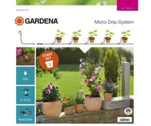 Gardena Start Set Pflanztöpfe S: Das praktische Micro Drip System Starterset für 5 Topfpflanzen für 10,10€ PVG 13,49€