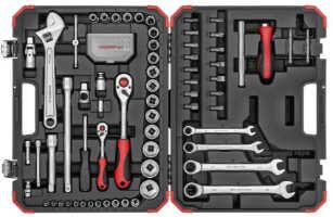 Gedore R46003097 Steckschlüssel Satz 1/4+1/2 97 tlg. für 99,99€ statt 124,90€