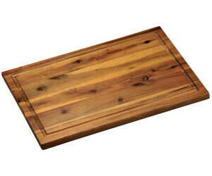 KESPER | Schneidbrett mit Saftrille, Material: Akazienholz, Maße: 32 x 21 x 1,5 cm für 4,90€ PVG 8,77€