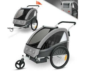 KESSER® Kinderfahrradanhänger Sport-RX 2in1 Jogger & Buggy 5-Punkt-Gurt Sicherheitsgurt 360°     Für 123,80€ PVG 159,80€ KESSER® Kinderfahrradanhänger Sport RX 2in1 Jogger & Buggy 5 Punkt Gurt Sicherheitsgurt 360°     Für 123,80€ PVG 159,80€