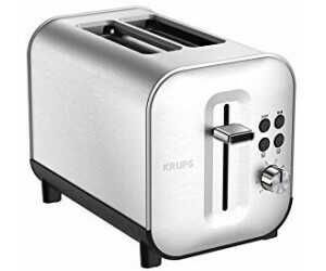 Krups KH682D Excellence Toaster, 8 Bräunungsstufen, 4 Funktionen, 2 Scheiben Toaster für 35,99€ PVG 54,99€