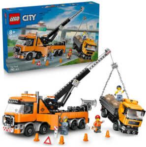 LEGO 60467 City   Schwerlast Abschleppwagen mit Kran für 59,95€ statt 79,99€