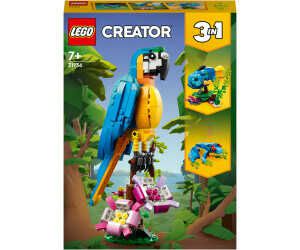 LEGO 31136 Creator 3in1 Exotischer Papagei, Frosch und Fisch Ostergeschenk Dschungel Tier Figuren für 15,19€ PVG 19,18€ 