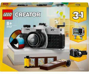LEGO Creator 3in1 Retro Kamera Spielzeug, Videokamera, TV Set, Schreibtischdeko für 12,98€ PVG 17,68€