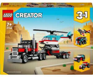 LEGO Creator 3in1 Tieflader mit Hubschrauber, Fahrzeuge-Set mit Helikopter- und LKW-Spielzeug  Für 11,99€ PVG 16,94€ LEGO Creator 3in1 Tieflader mit Hubschrauber, Fahrzeuge Set mit Helikopter  und LKW Spielzeug  Für 11,99€ PVG 16,94€