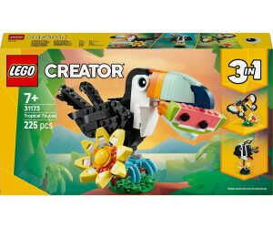 LEGO Creator Wilde Tiere: Tropischer Tukan   3 in 1 Spiel Tier verwandelt Sich in Schmetterling für 9,89€ PVG 13,90€