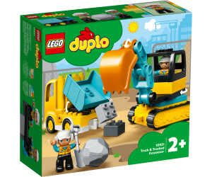 LEGO DUPLO Bagger und Laster Spielzeug mit Baufahrzeug für Kleinkinder  für 13,99€ PVG 17,94€