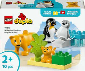 LEGO DUPLO Town Wildtier Familien: Pinguine und Löwen, BAU  und Spielset für 6,64€ PVG 9,78€