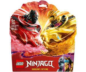LEGO NINJAGO Drachen Spinjitzu Battle Pack mit 2 Minifiguren   Ninja Spielzeug mit Spinner für 11,19 € PVG 15,14€ 