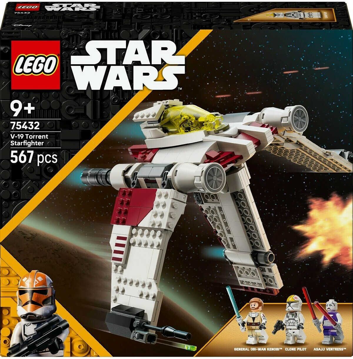 LEGO Star Wars: The Clone Wars V 19 Torrent Sternjäger   Kreatives Spielzeug für 39,99€ PVG 46,38€ 