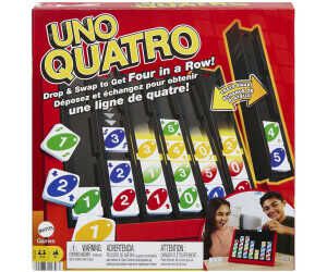 Mattel Games Uno Quatro, Steine nach Farben oder Zahlen sortieren, mit Aktionssteinen für 14,99 € PVG 23,56€