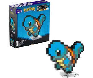 MEGA Pokémon Schiggy   zusammenbaubare Figur im Retro Look, Pixel Art, 15 cm groß für 16,99€ PVG 20,37€