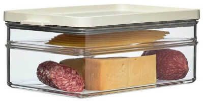 Mepal Omnia Frühstück Duo Kühlschrankdose 1,2 + 0,5 l Nordic White für 6€ statt 11,99€