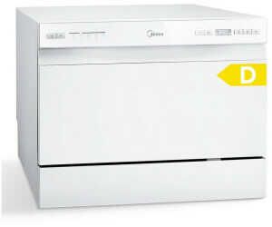 Midea Mini Geschirrspüler 6 Maßgedecke, 6+1 Programme, IOT Steuerung, Startzeitvorwahl für 198,68€ PVG 269,99€