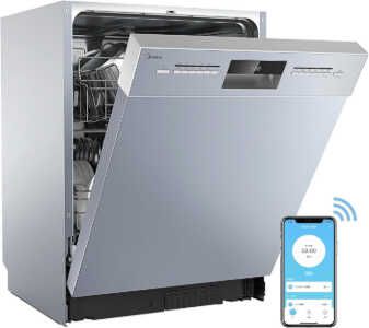 Midea SU 5.35X14CS Geschirrspüler Unterbau, Edelstahl für 374,97€ statt 459,99€