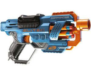NERF Elite 2.0 Commander RD 6 Blaster, 12 Darts, 6 Dart Rotationstrommel, Tactical Rail Steckschienen  Für 7,99€ PVG 16,39€