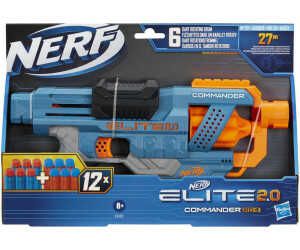NERF Elite 2.0 Commander RD 6 Blaster, 12 Darts, 6 Dart Rotationstrommel für 8,99€ PVG 14,75€
