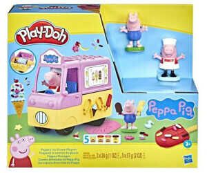 Play Doh Peppas Eiscreme Spielset mit Eiswagen, Peppa und George Figuren und 5 Töpfen für 14,44€ PVG 25,94€