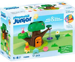 PLAYMOBIL JUNIOR | Disney | Winnie Puuhs & Ferkels Baumhaus | nachhaltiges Spielzeug für 22,30€ PVG 33,49€