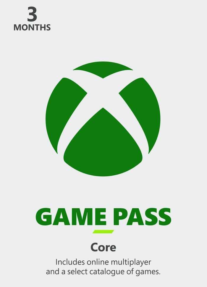 Xbox Game Pass Core 3 Monate key GLOBAL für 11,99€ 
