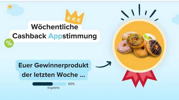 Donuts € 0,40 Cashback