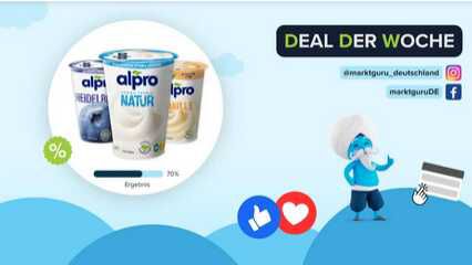 Alpro Joghurtalternativen € 0,60 Cashback