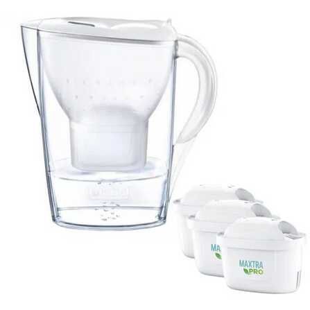 BRITA Marella 2,4 l weiß + 3 Stück MX Pro PO 2024 26,89€ statt 31,37€