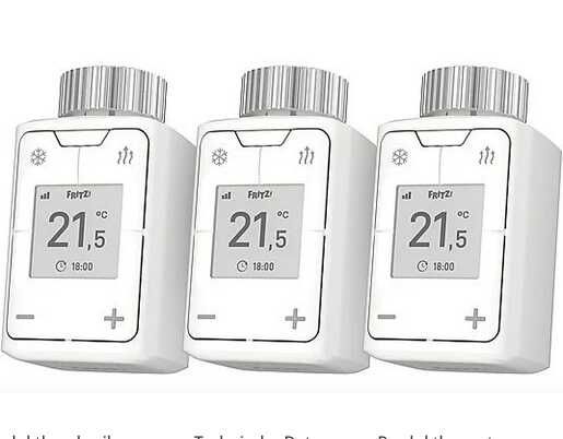 FRITZ!DECT 302 (3er Pack) Heizkörperregler  139€ statt 161,97€