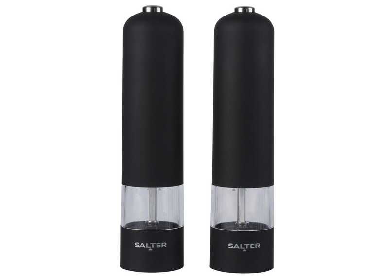 Salter 7524 elektrische Salzmühle/Pfeffermühlen Set  11,98€  statt 19,63€