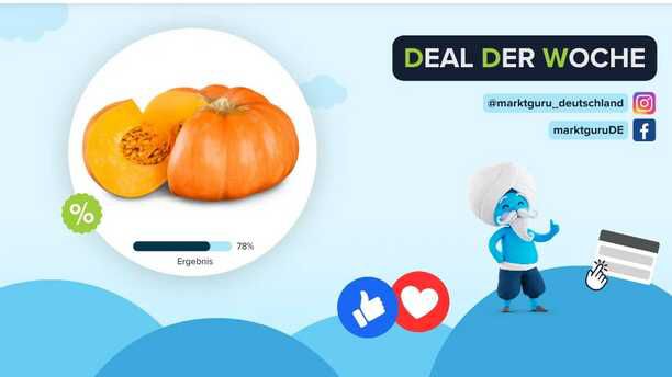 Kürbis € 0,60 Cashback Kürbis € 0,60 Cashback